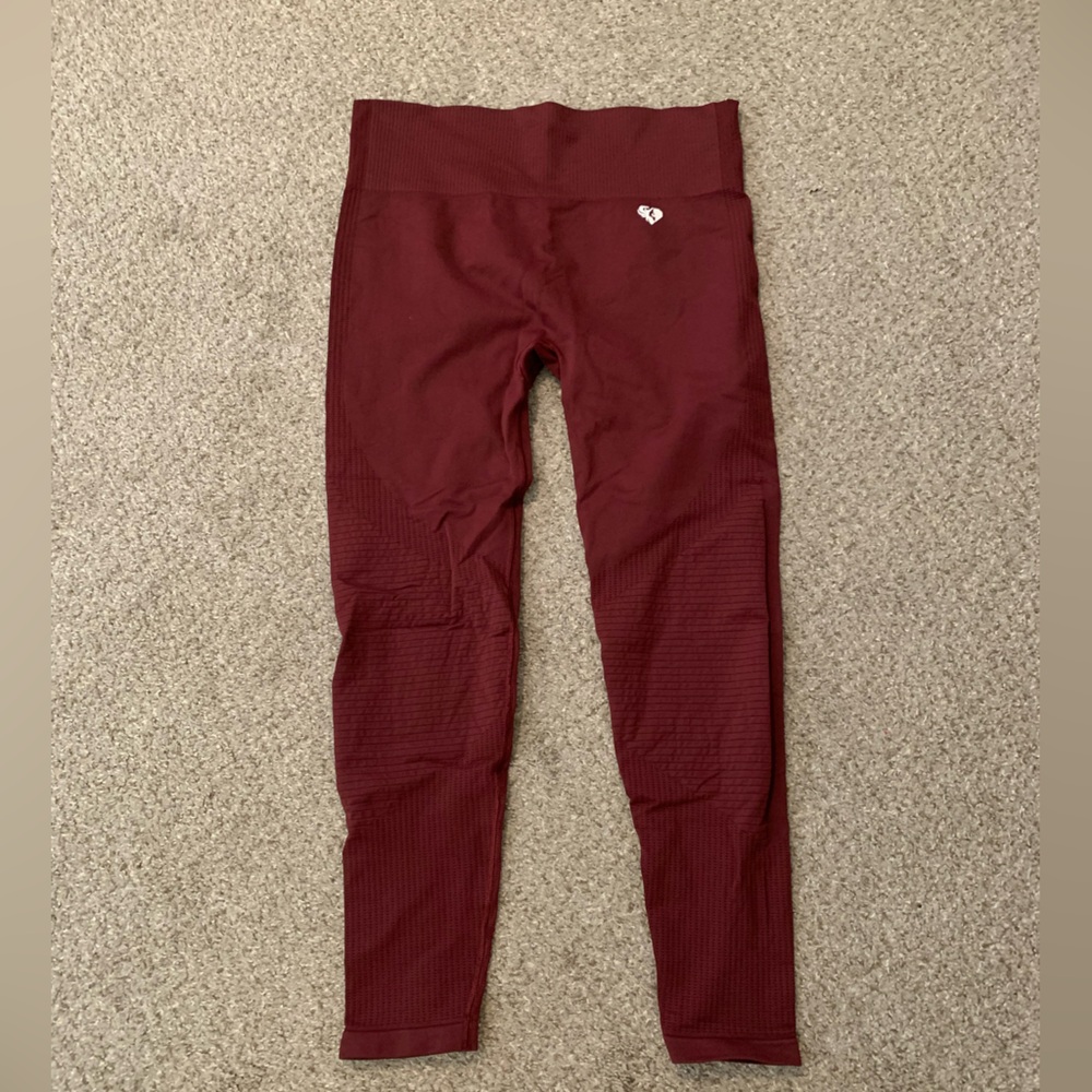 Women’s Best Maroon Stretch Power Seamless Leggings XXL